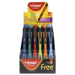 Długopis olejowy Vinson Free niebieski 1,0mm (1008)