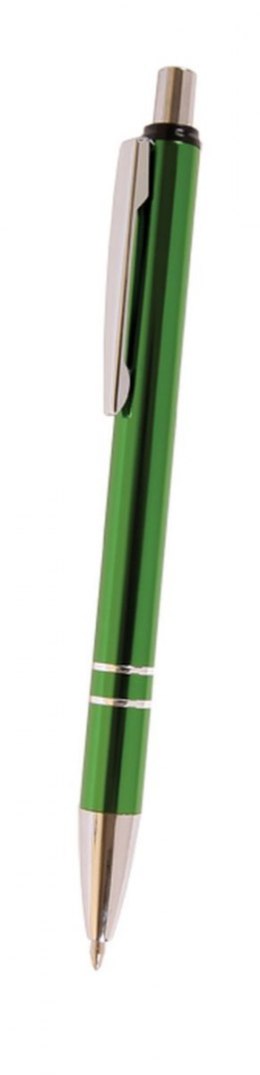 Długopis wielkopojemny Cresco Star metalowy zielony niebieski 1,0mm (600005St-03)
