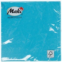 Serwetki niebieski jasny papier [mm:] 330x330 Pol-mak