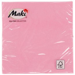 Serwetki różany papier [mm:] 330x330 Pol-mak (00048)